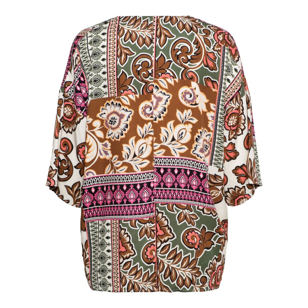&Co Woman - Nena Paisley - Olive multi