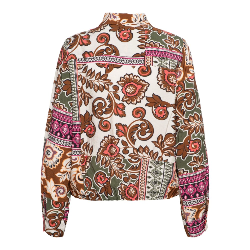 &Co Woman - Estella Paisley - Olive multi