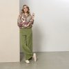 &Co Woman - Estella Paisley - Olive multi