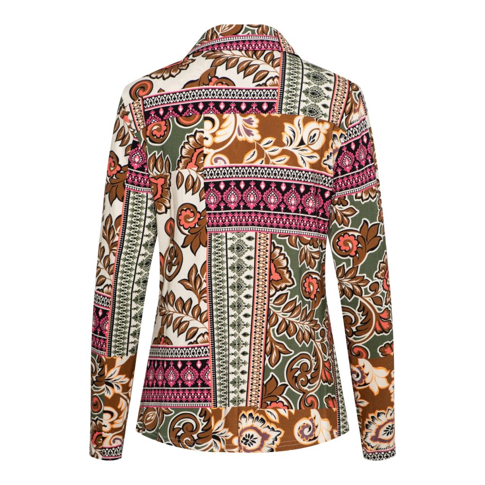 &Co Woman - Vayen Paisley - Olive multi