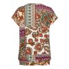 &Co Woman - Lieke Paisley - Olive multi