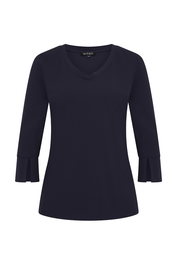 Mi Piace - Top 3/4 Mouw - Dark Blue