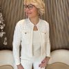 Kimara - Caar Cardigan - White