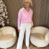 Kimara - Flore Blouse - Cosmos pink