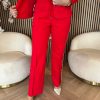 Red Button - Colette Punta Drawstring + Sidetape L33 - Red