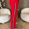 Red Button - Colette Punta Drawstring + Sidetape L33 - Red