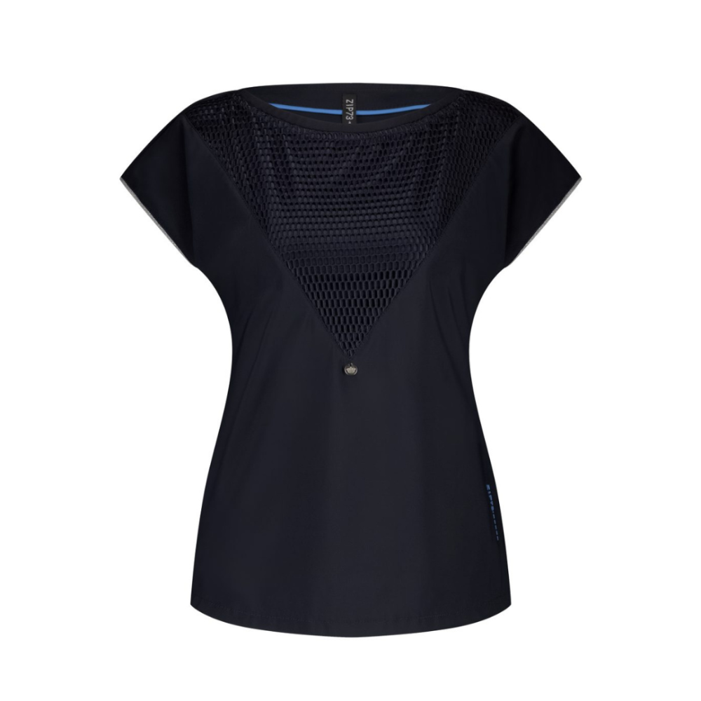 ZIP73 - Top Boatneck Mesh - Navy