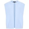 Mi Piace - Vest Hairy Mouwloos - Light Blue