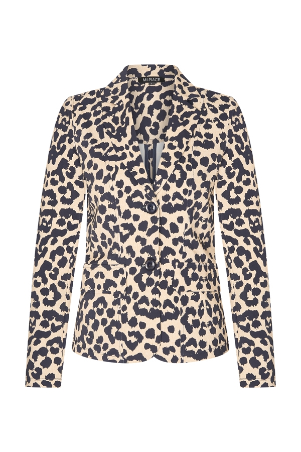 Mi Piace - Blazer Leopard Print - Sand