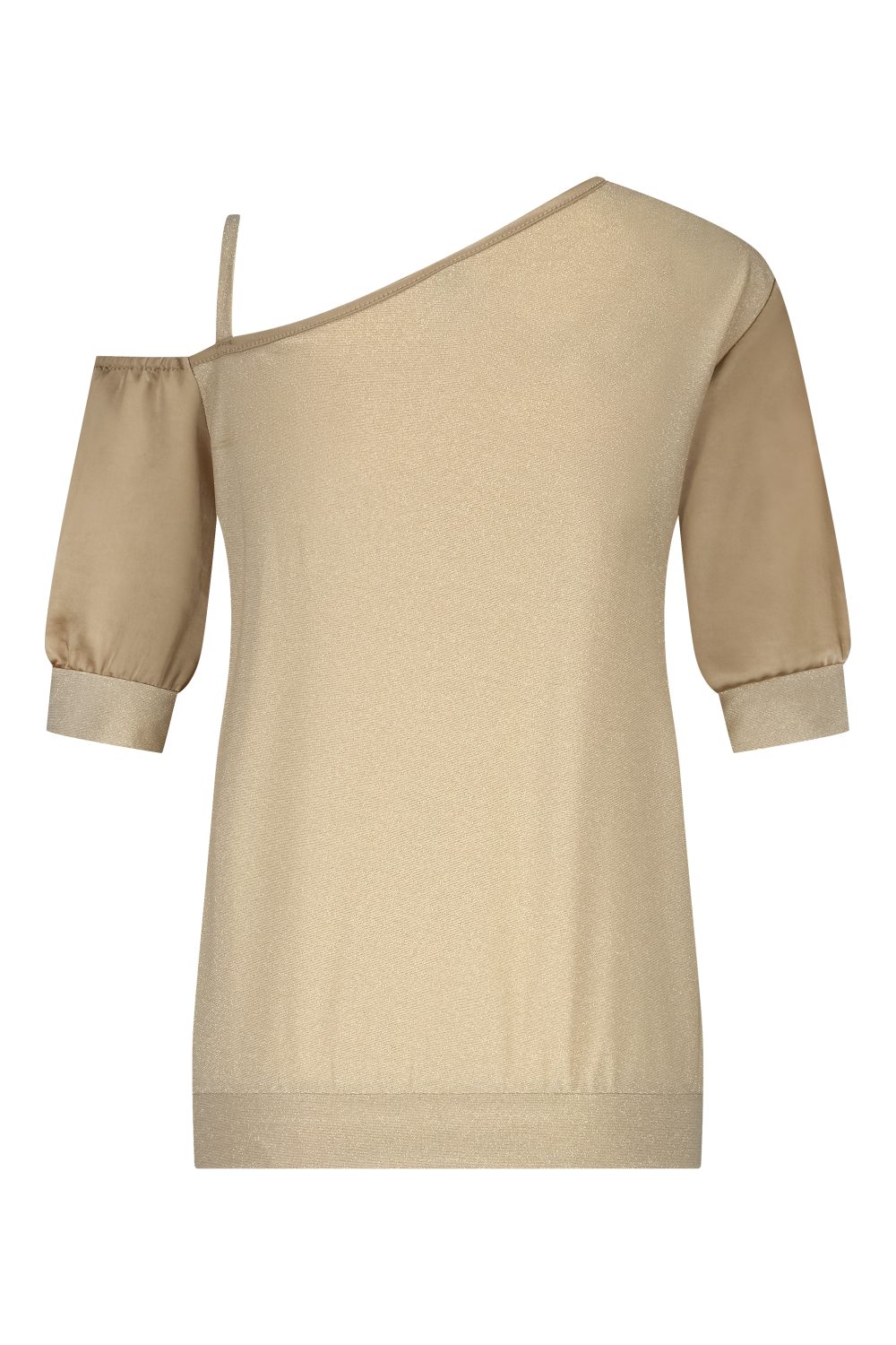 ZIP73 - Top 2-Half - Gold/Off-white