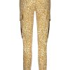ZIP73 - Cargo Pants - Leopard Caramel