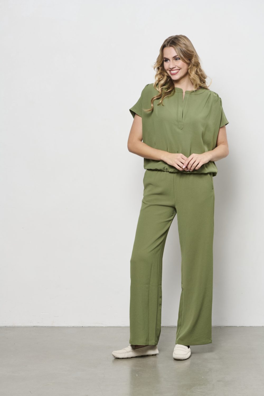 &Co Woman - Nola Top - Olive