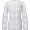 Kimara - Silver Blouse - White