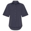 Mi Piace - Blouse Wijde Mouw - Dark Blue