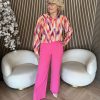 &Co Woman - Apollo Ikat - Peach Orange multi
