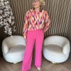 &Co Woman - Apollo Ikat - Peach Orange multi