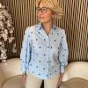 Lady Day - Cannes Blouse - Sky