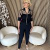 ZIP73 - Jumpsuit Mesh - Navy
