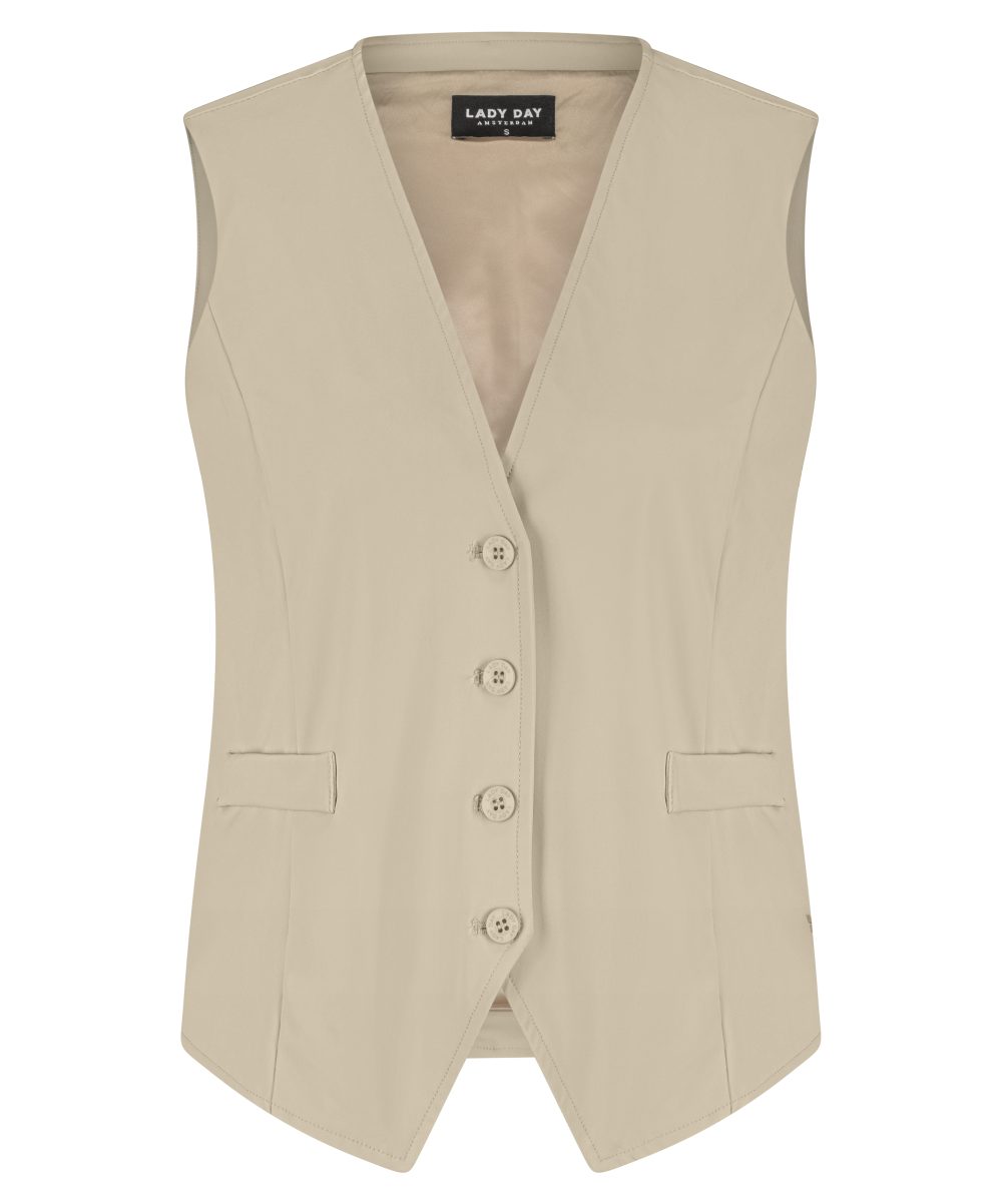Lady Day - Jade Gilet - Sand