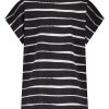 Lady Day - Kat Top - Painted Stripe Black