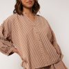 G-maxx - Renata blouse - Cappuccino/Cameo Rose