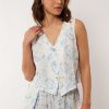 G-maxx - Manon gilet - Bright White/Skyway