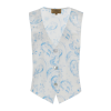 G-maxx - Manon gilet - Bright White/Skyway