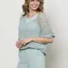 &Co Woman - Selena Embro - Pastel Turquoise