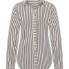 Mi Piace - Blouse Streep Print - Dark Blue | Kit