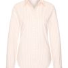 Mi Piace - Blouse Streep Print - Peachskin | Off White