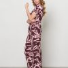 &Co Woman - Viana Leaf - Aubergine