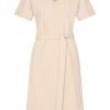 Mi Piace - Jurk Korte Mouw - Beige