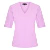 Mi Piace - T shirt V Hals - Lilac
