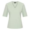 Mi Piace - T shirt V Hals - Lilypad