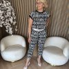 Lady Day - Leanne 7/8 Trousers - Ruta Print