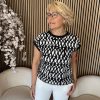 Lady Day - Hannah Top - Ruta Print