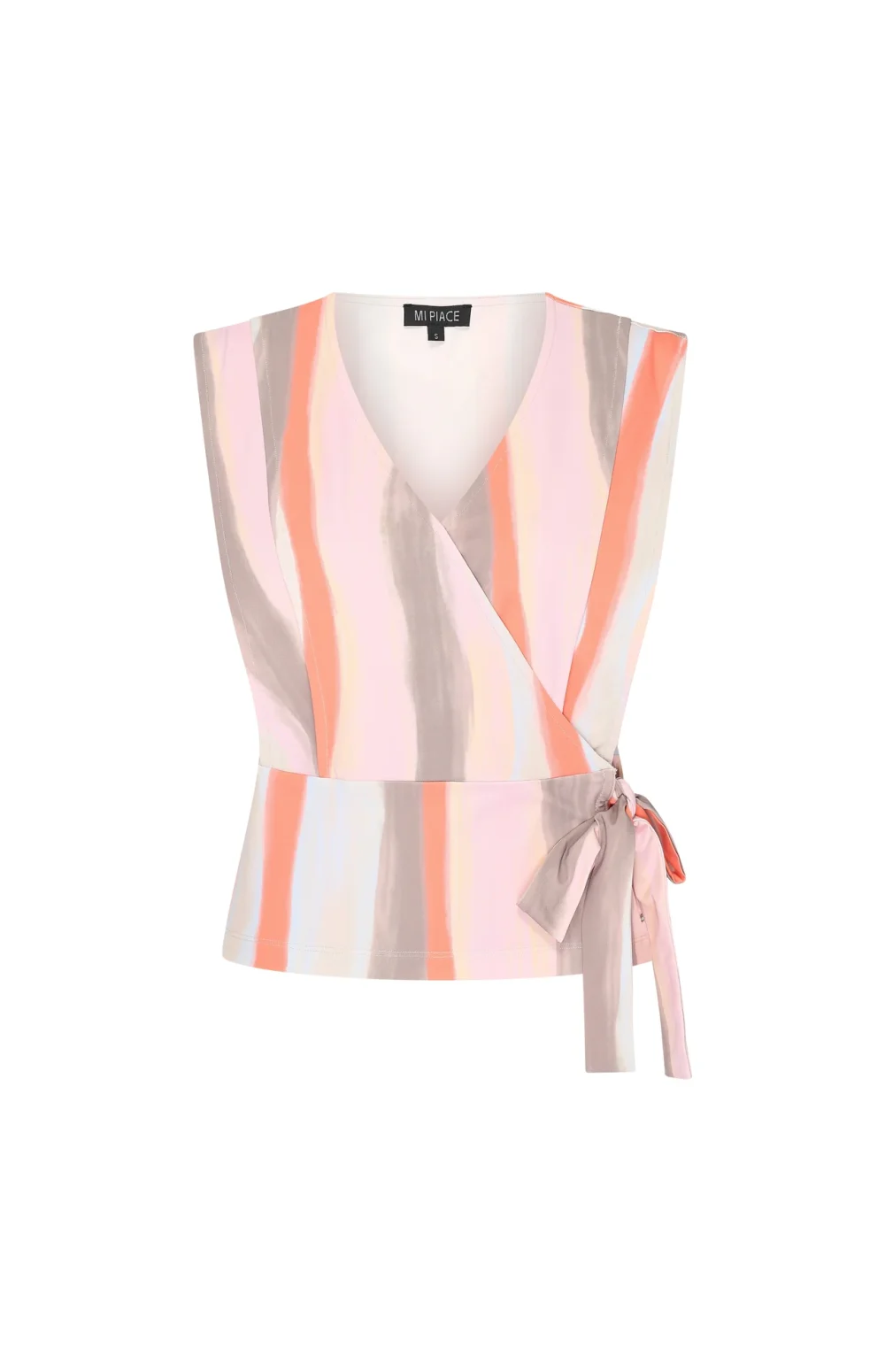 Mi Piace - Top Swirly Print - Grape Apple