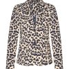 Mi Piace - Blazer Leopard - Sand / Dark Blue