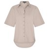 Mi Piace - Blouse Wijde Mouw - Taupe