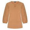 Mi Piace - Blouse - Mocca