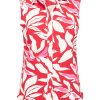 Mi Piace - Blouse Sleeveless Flower Print - Red | Off White