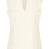 Mi Piace - Top Mouwloos Kant - Off White