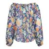 &Co Woman - Acha Multi Flower - Cobalt multi