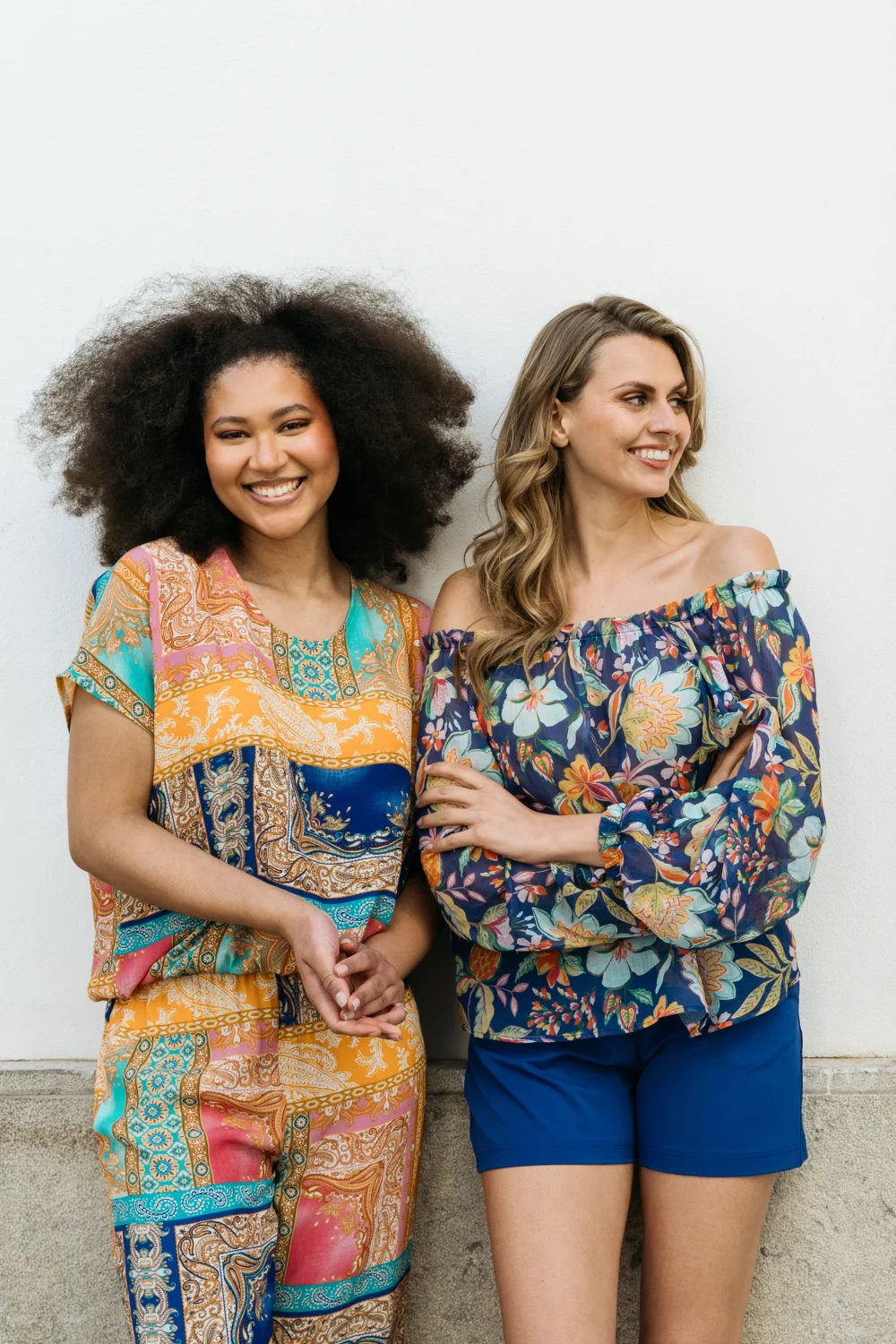 &Co Woman - Alisa Multi Paisley - Cobalt multi