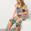 &Co Woman - Alisa Multi Paisley - Cobalt multi