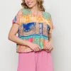 &Co Woman - Alisa Multi Paisley - Cobalt multi
