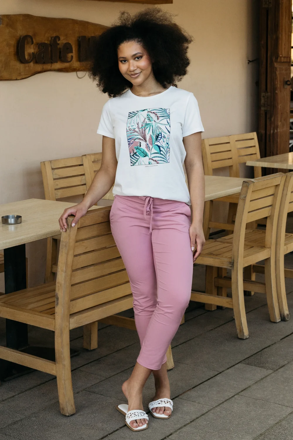 &Co Woman - Peppe 7/8 Travel - Vintage Pink
