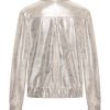 Mi Piace - Bomber Metallic Suedine - Silver