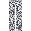Mi Piace - Trousers Straight Flower Print - Dark Blue | Off White
