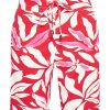 Mi Piace - Bermuda Flower Print - Red | Off White